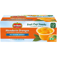 Del Monte, Mandarin Oranges No Sugar Add, 4 Ounce (Pack Of 12)