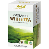 Imozai Organic White Tea Bags 100 Count Individually Wrapped