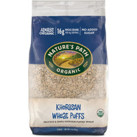 Nature's Path Organic Kamut Puffs Cereal,Earth Friendly Package, Khorasan Wheat Puffs, Non-Gmo, 16G Whole Grains, No Added Sugar,6 Ounce (Pack Of 12)