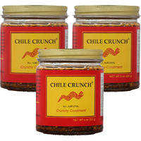 Chile Crunch - A Crunchy All Natural Spicy Condiment (Original) - 3 Pack