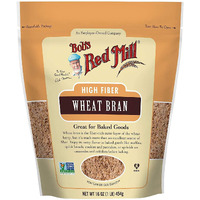 Bob's Red Mill High Fiber Wheat Bran, 16 Oz (Pack Of 2)