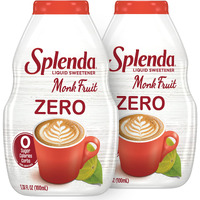 Splenda Monk Fruit Liquid Zero Calorie Sweetener Drops, 3.38 Fl Oz Bottle (Pack Of 2)