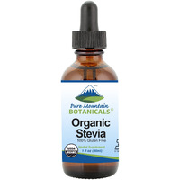Organic Liquid Stevia Sweetener - Alcohol Free And Kosher Sweet Sugar Substitute - 1Oz Glass Bottle