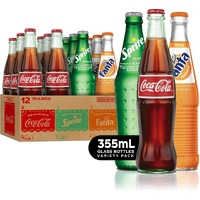 Mexican Coke Fiesta Pack, 12 Fl Oz Glass Bottles, 12 Pack