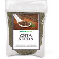 Healthworks Chia Seeds Raw (32 Ounces / 2 Pounds) | Premium & All-Natural | Contains Omega 3, Fiber & Protein | Great With Shakes, Smoothies & Oatmeal