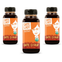 Award Winning Organic Date Syrup 12 Oz Squeeze Bottle | Vegan, Paleo, Gluten-Free & Kosher (3-Pack) Sugar Substitute | More Nutrition Than Maple Syrup Or Honey