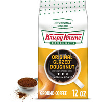 Krispy Kreme Doughnuts Original Glazed Donut Ground Coffee, Bagged 12Oz