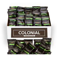 Colonial Coffee Packets, Pre Ground Coffee Packs, Donut Shop Blend, Medium Roast, Bulk Single Pot Bags For Drip Coffee Makers, (2.5 Oz Bags, Pack Of 32)