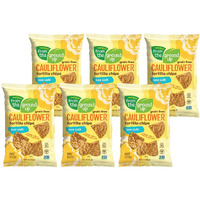 Real Food From The Ground Up Cauliflower Tortilla Chips - 6Count, 4.5 Oz Bags (Salted)