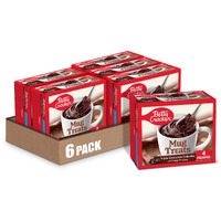 Betty Crocker Mug Treats Triple Chocolate Cake Mix With Fudge Frosting, 4 Servings, 12.5 Oz. (Pack Of 6)