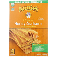 Annie's Homegrown Organic Honey Graham Crackers, 14.4 Oz (Pack Of 4)