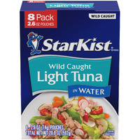 Starkist Chunk Light Tuna In Water - 2.6 Oz Pouch (Pack Of 8)