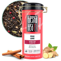 Tiesta Tea - Chai Love Tea | Spiced Chai Black Tea | Premium Loose Leaf Tea Blend | High Caffeinated Black Tea | Make Hot Or Iced Tea & Brews Up To 50 Cups - 4 Ounce Refillable Tin