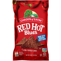 Garden Of Eatin' Corn Tortilla Chips, Red Hot Blues, 16 Oz (Pack Of 12) (Packaging May Vary)