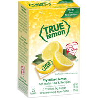 True Lemon Crystalized Lemon 32 Packet Box (3 Pack)= 96 Single Packets