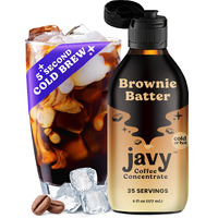 Javy Coffee Concentrate - Cold Brew Coffee, Perfect For Instant Iced Coffee, Cold Brewed Coffee And Hot Coffee, 35 Servings - Brownie Batter