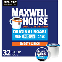 Maxwell House Original Roast Medium Roast K-Cup Coffee Pods (32 Ct Box)