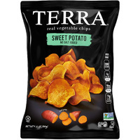 Terra Sweet Potato Vegetable Chips, No Salt Added, 1.2 Oz (Pack Of 24)