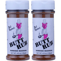 Bad Byrons Butt Rub Barbecue Seasoning 4.5 Ounce - Pack 2