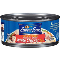 Sweet Sue Chunk White Chicken In Water, 10 Oz Can (Pack Of 12) - 11G Protein Per Serving, 98% Fat Free - Gluten Free, Keto Friendly - Great For Snack, Lunch Or Dinner Recipes