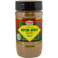 Ziyad Shaker Premium Seven Spice Blend, Flavorful Spices, No Additives, No Preservatives, No Salt, No Msg, 5 Oz