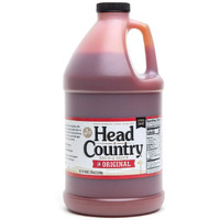 Head Country Bar-B-Q Sauce, Original Soy Free, Gluten Free Barbecue Sauce With No Added Preservatives Sweet & Savory Championship Bbq Sauce For Chicken, Pork, Ribs & Burgers 80 Ounce, Pack Of 6