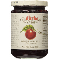 D'Arbo All Natural Fruit Spread Marasque, Sour Cherry, 16 Oz