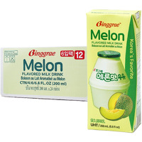 Binggrae Melon Flavored Milk (Pack Of 24)