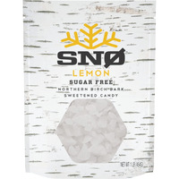 Lemon Xylitol Candy Chips - Sn 1Lb Bag- Sugar-Free Candy With Only 2 Ingredients | Low Carbs, Diabetic-Friendly, Non-Gmo, Vegan, Gf & Kosher | Purest Candy In The World!