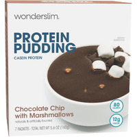 Wonderslim Protein Pudding, Chocolate Chip Marshmallows, Gluten Free, Low Carb (7Ct)