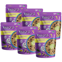 Fillo's Cuban Congri - Black Beans And Rice, Ready To Eat Rice With Beans, 8 Oz Pk Of 6, Gluten-Free, Preservative-Free, Microwavable Meals, Non-Gmo, Vegan
