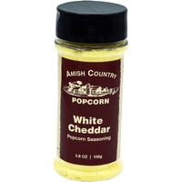Amish Country Popcorn | White Cheddar Cheese - 3.8 Oz Popcorn Seasoning | Old Fashioned, Non-Gmo And Gluten Free
