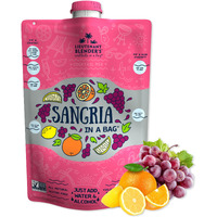 Lt. Blender's Sangria In A Bag - Wine Slushie Mixes - Each Bag Makes 1/2 Gallon Of Frozen Red Sangria Mix - Non-Gmo Wine Freezer Mix - Make With Wine, Liquor Or As A Mocktail - (Pack Of 1)