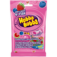 Hubba Bubba Bubblegum, Variety 4 Pak, {Imported From Canada}
