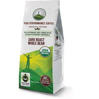 Peak Performance High Altitude Organic Coffee. Fair Trade, Low Acid, Non Gmo, And Beans Full Of Antioxidants! Dark Roast Smooth Tasting Usda Certified Organic Whole Bean Coffee Bag