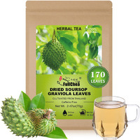 Fullchea - Soursop Leaves, 170+ Hojas De Guanabana - Premium Soursop Leaves Tea - Guanabana Leaves - Non-Gmo - Caffeine-Free - Improve Digestion, Support Skin & Sleep