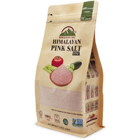 Himalayan Chef Pink Himalayan Salt - Natural Fine Grain - 3 Pound (6 X 0.5 Pound Bags)