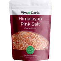 Viva Doria Himalayan Pink Salt, Coarse Grain, Certified Authentic, 5 Lb. (2.27 Kg) For Grinder Refills