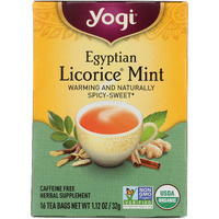 Yogi Tea, Egyptian Licorice Mint, 16 Count