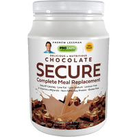 Andrew Lessman Secure Soy Complete Meal Replacement - Chocolate 30 Servings - Only 67 Calories, 7 Grams Non-Gmo Soy Protein, Vitamins & Minerals, Low-Fat, Nutritious & Delicious, Mixes Instantly