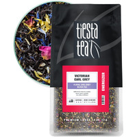 Tiesta Tea - Victorian Earl Grey, Floral Earl Grey Black Tea, Premium Loose Leaf Tea Blends, High Caffeinated Black Tea, Make Hot Or Iced Tea, Brews Up To 200 Cups - 16Oz Resealable Bulk Pouch