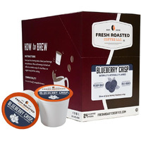 Fresh Roasted Coffee, Blueberry Crisp, Flavored Coffee Pods, 24 Count