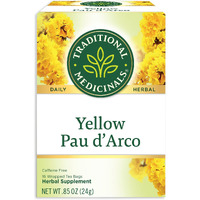Traditional Medicinals Yellow Pau Darco Herbal Tea, Contributes To A Healthy You, (Pack Of 2) - 32 Tea Bags Total