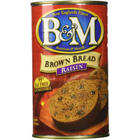 B&M Brown Bread, Raisins, 16 Ounce