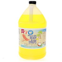 Hypothermias Pina Colada Ready To Use Gallon (128 Fl. Oz) Hawaiian Snow Cone Flavors Syrup - Shaved Ice, 100% Pure Cane Sugar