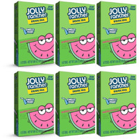 Jolly Rancher Singles-To-Go Sugar Free Drink Mix, Watermelon, 6 Ct (Pack Of 6)