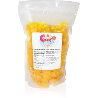 Sarah's Candy Factory Butterscotch Discs Hard Candy In Resealable Bag 3 Lbs
