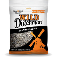 Wild Dutchman Roasted Sunflower Seeds In A Resealable Bag For Ultimate Freshness And An Easy Pour Snack, Salted Original Flavor, 3 Lb (Pack Of 1)