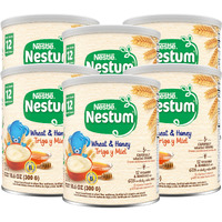 Nestle Nestum Cereal, Wheat And Honey, 10.5-Ounce Container (Pack Of 6)