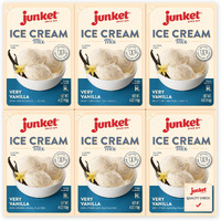 Junket Vanilla Ice Cream Mix: Makes 6 Quarts Old Fashioned Homemade Ice Cream For Ice Cream Maker Or Hand Stir - Just Add Milk And Cream, Chill, And Enjoy. Quick And Easy! 4 Oz Box Of Powdered Ice Cream Starter Mix (Pack Of 6)